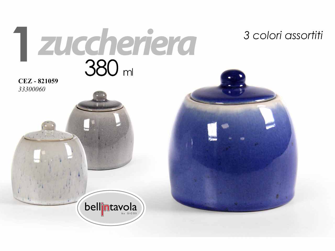 Zuccheriera blu 350ml 821059