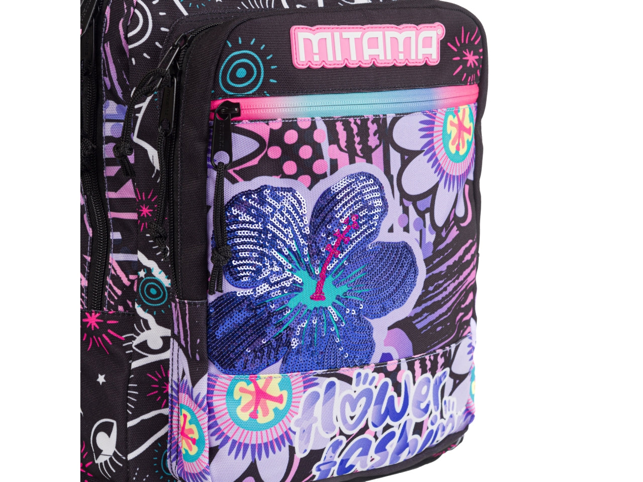 Zaino scuola Mitama estensibile mix Girl in tessuto impermeabile, assortiti, 40x28x25 cm