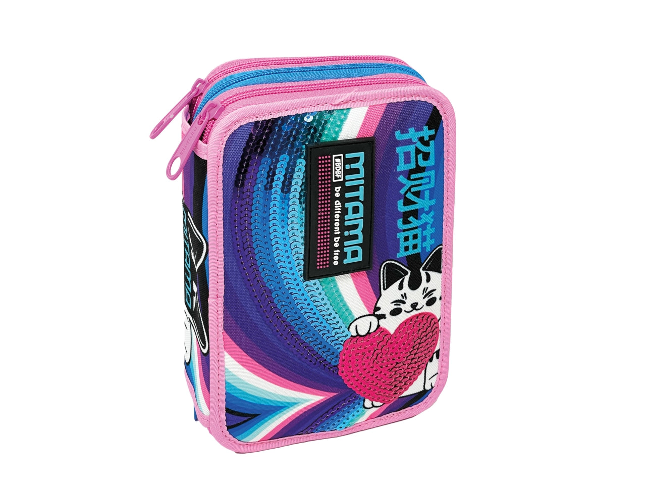 Astuccio scuola Supertio Mitama boy e girl, completo di 50 pezzi.