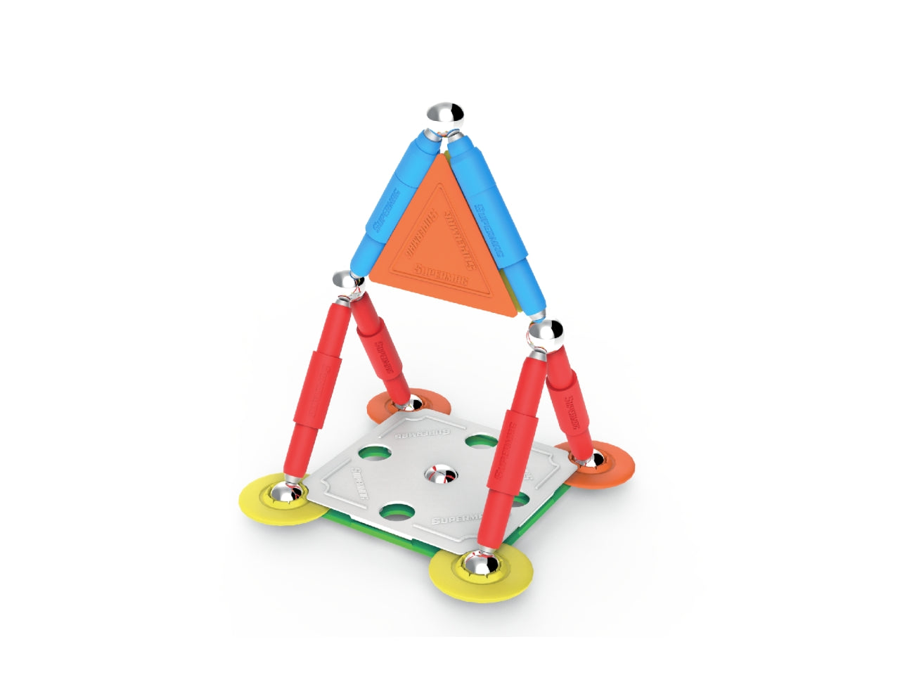 Supermag Projects House Set 30 Pezzi Multicolor Plastica e Metallo Età 5+ | Re.El.Toys