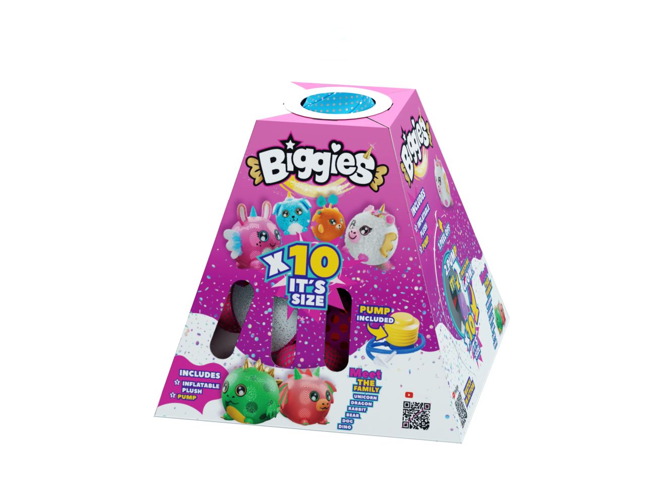 Biggies il peluche gigante nascosto in una scatola - disponibile in 4 assortimenti