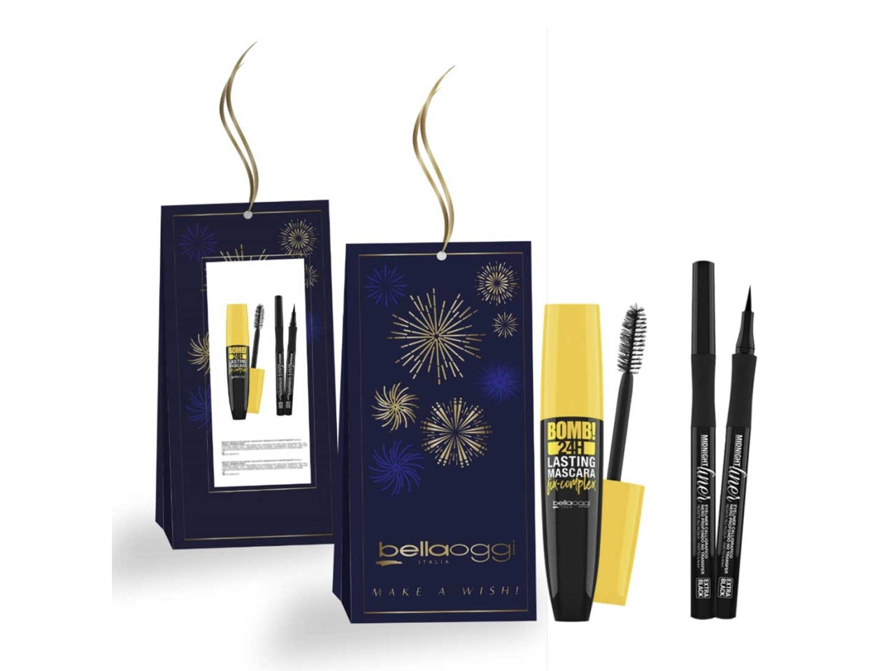 Bellaoggi coffret bomb h24 mascara + midnight eyeliner