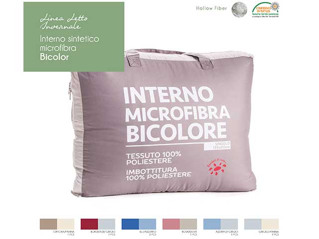 Piumino bicolor 200x250cm