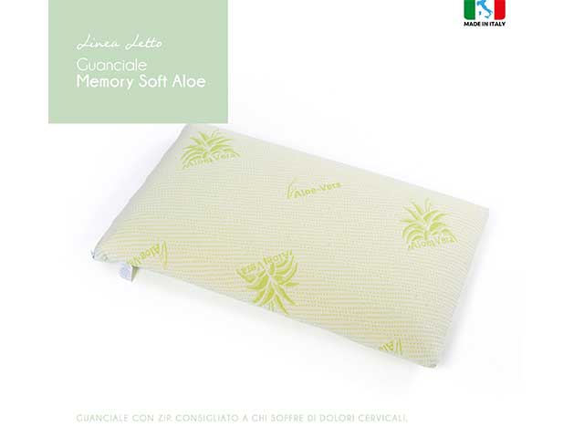 Guanciale memory soft aloe 190046