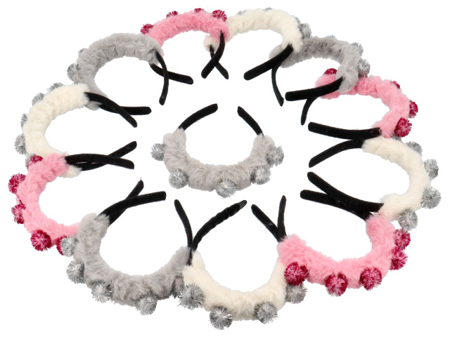 Cerchietto pelo c/pon pon lurex fd31660