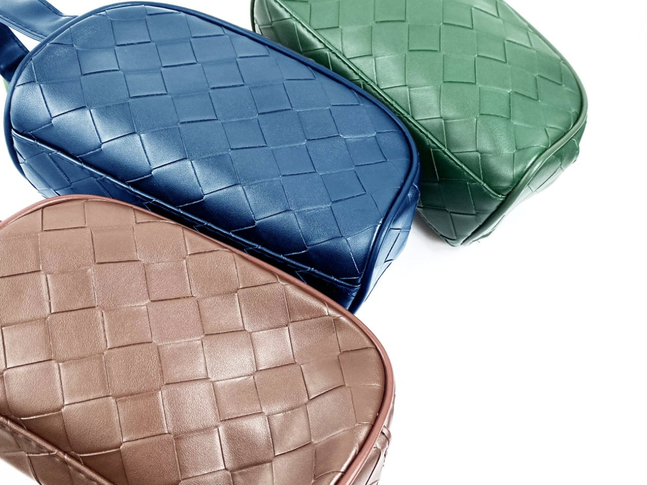 Beauty case polo play effetto intrecciato