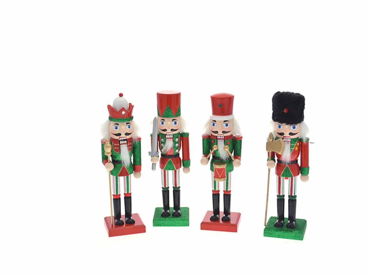 Schiaccianoci rosso/verde 18cm