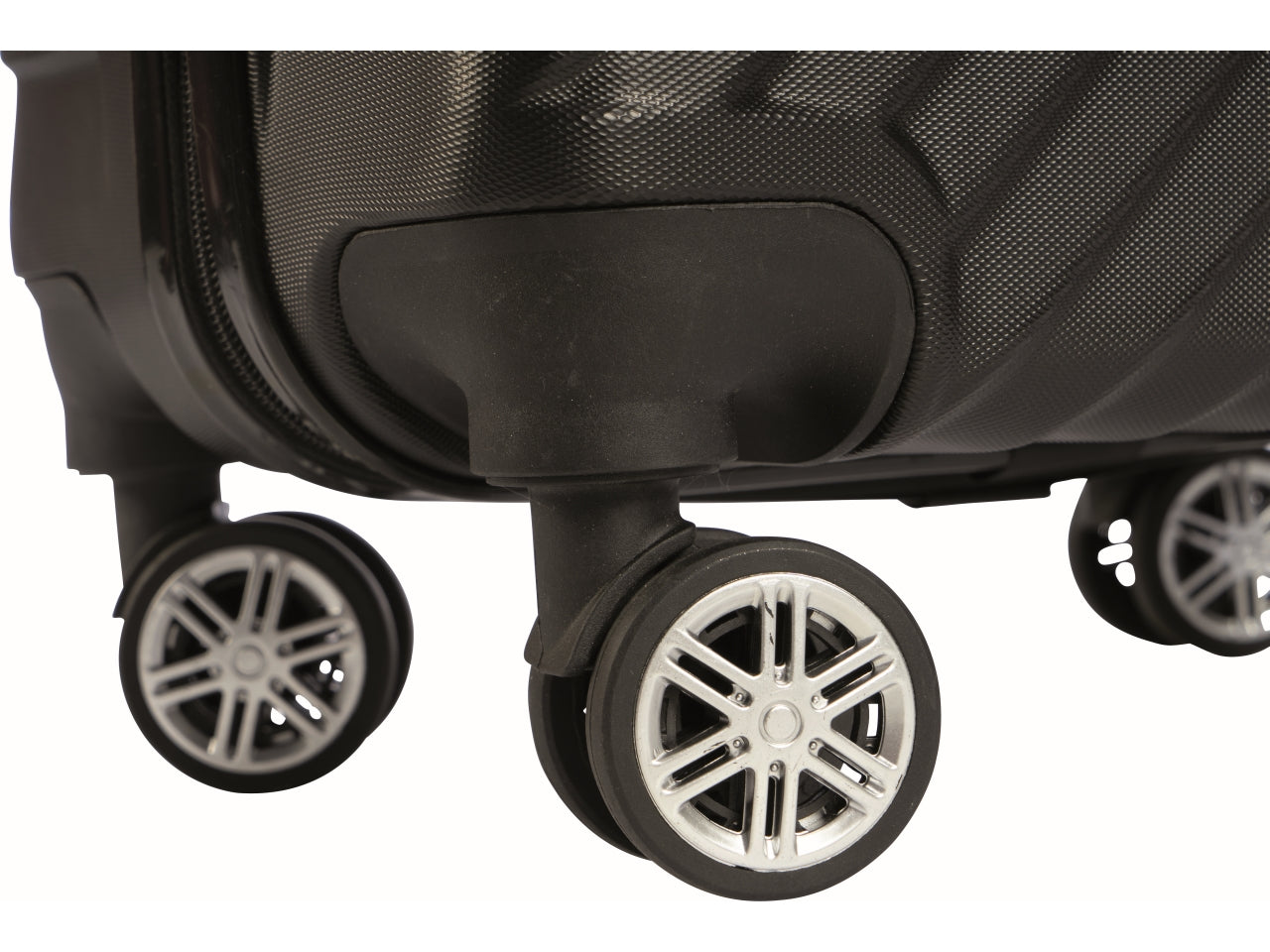 Trolley naxos nero misura 33.5x22x55cm coveri