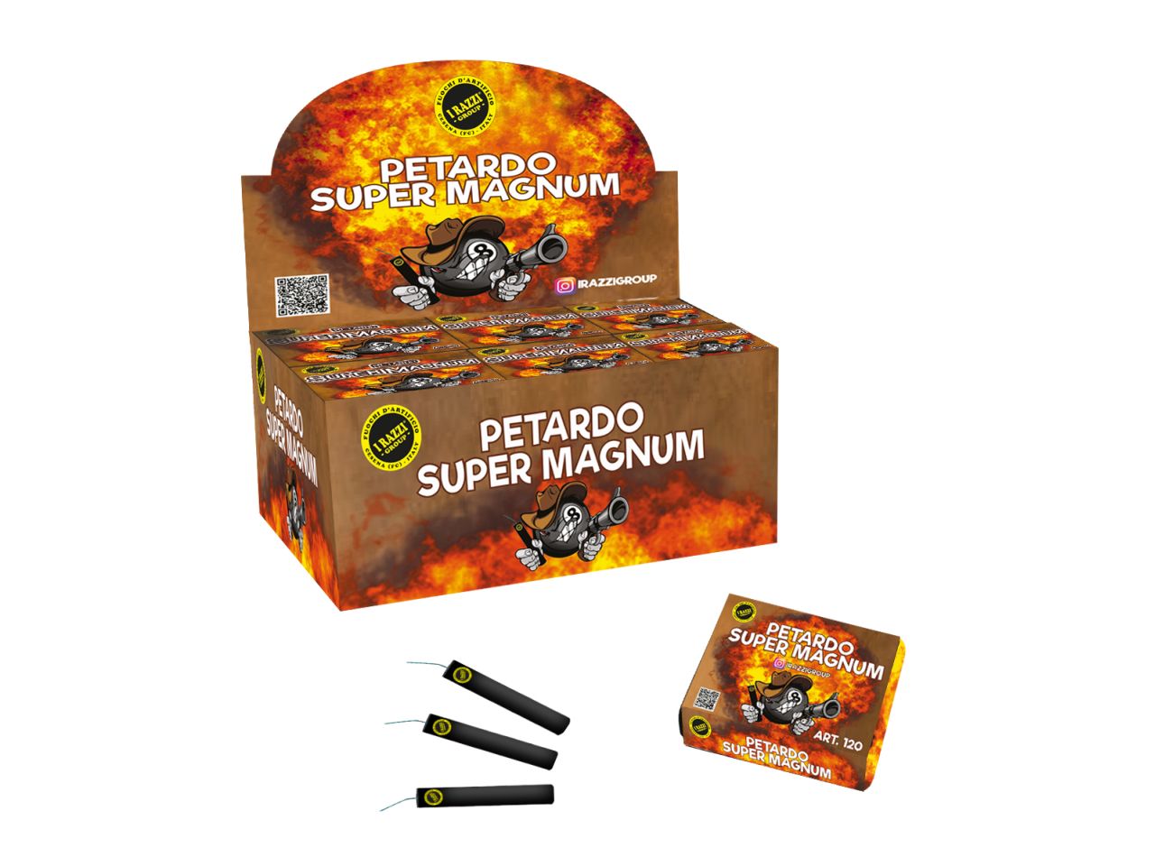 Petardo super magnum effetto colpo