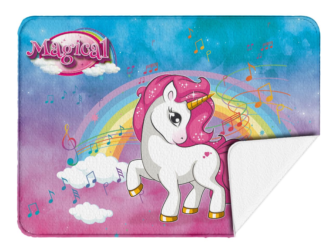 Tovaglietta Unicorno Per Bambini: Sottopiatto Colorato 40x30 Cm Per Colazione - Foto 14