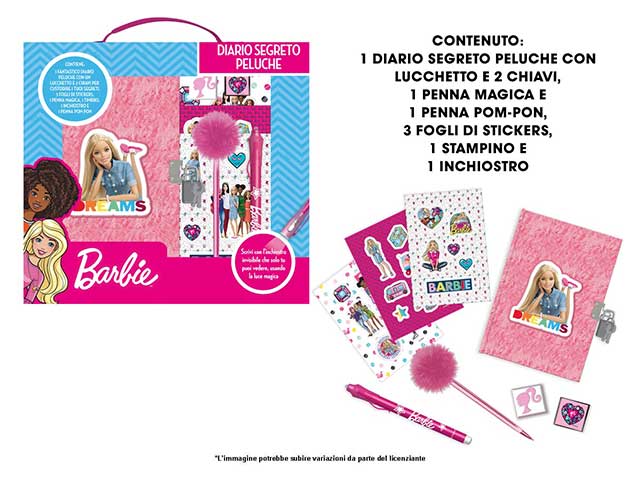 Barbie diario segreto peluche br0591