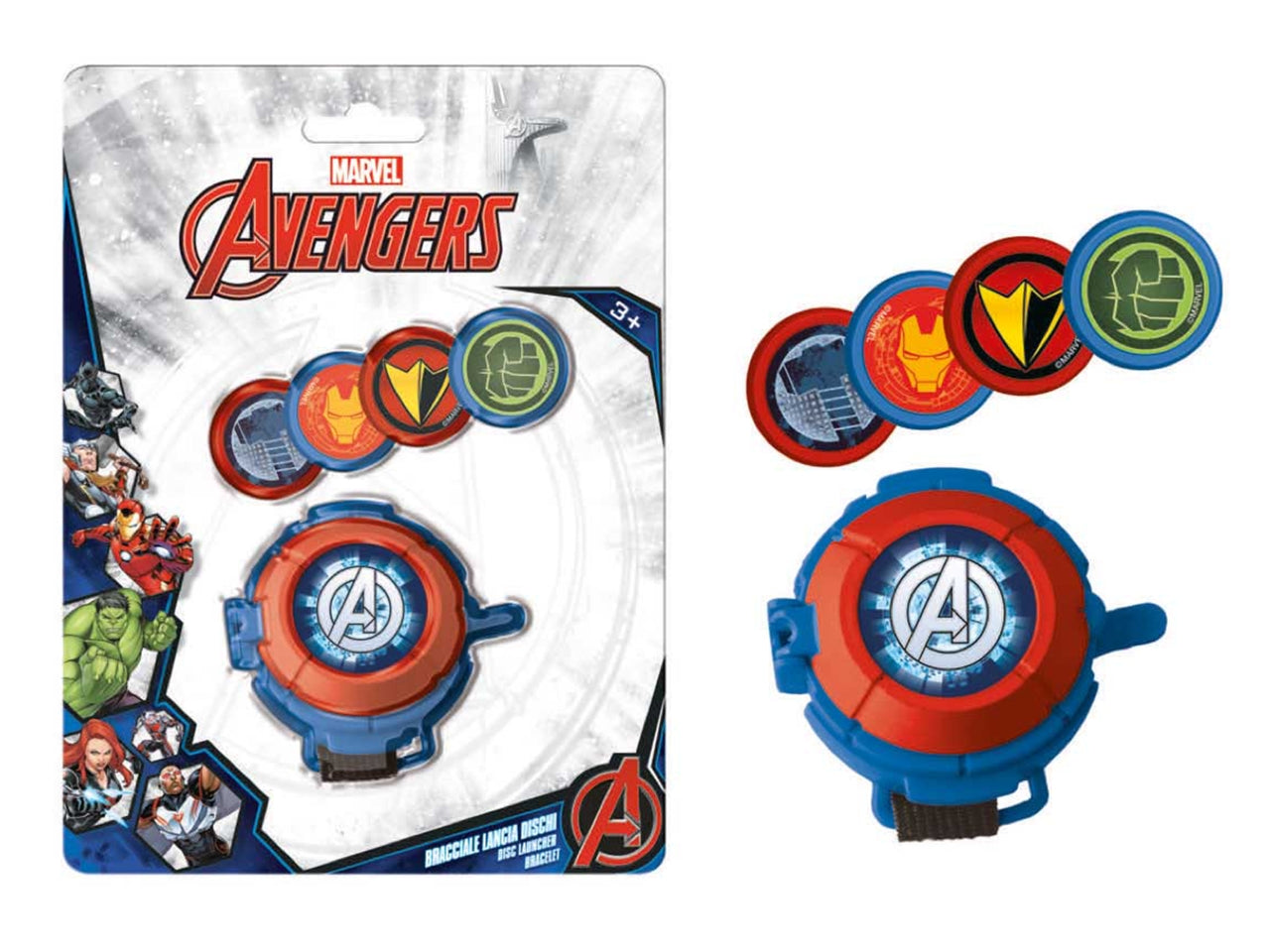 Bracciale lancia dischi avengers