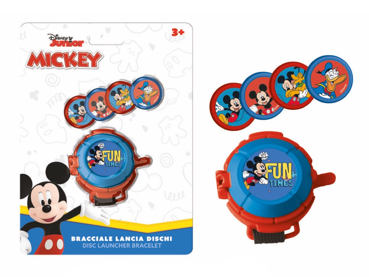 Bracciale lancia dischi mickey mouse