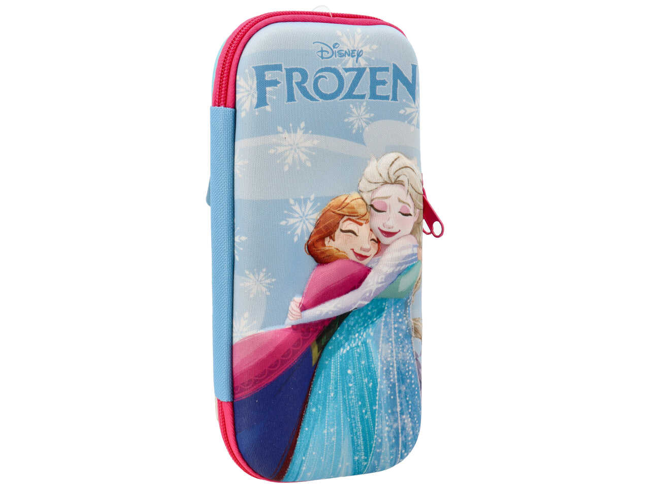 Astuccio ovale rigido Frozen 3D per bambine ad 1 zip - Mc Group