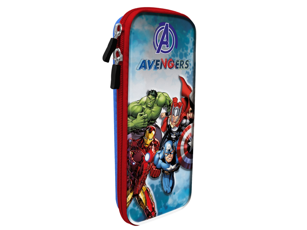 Avengers astuccio 3D multicolor rigido con zip 23x10 cm - MC Group