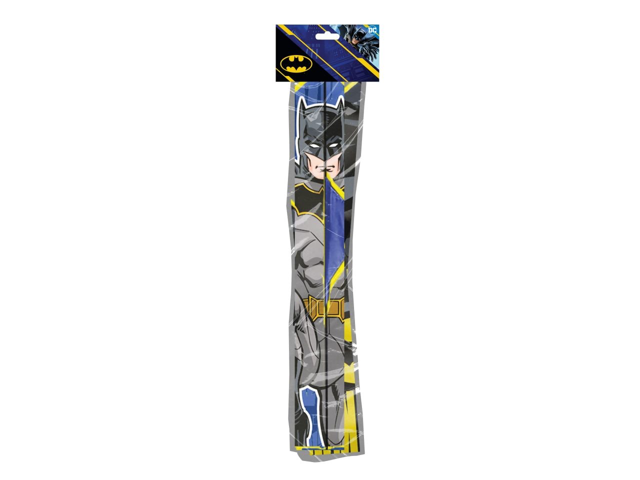 Aquilone per bambino Batman DC età 3+ blu e nero in plastica 95 cm