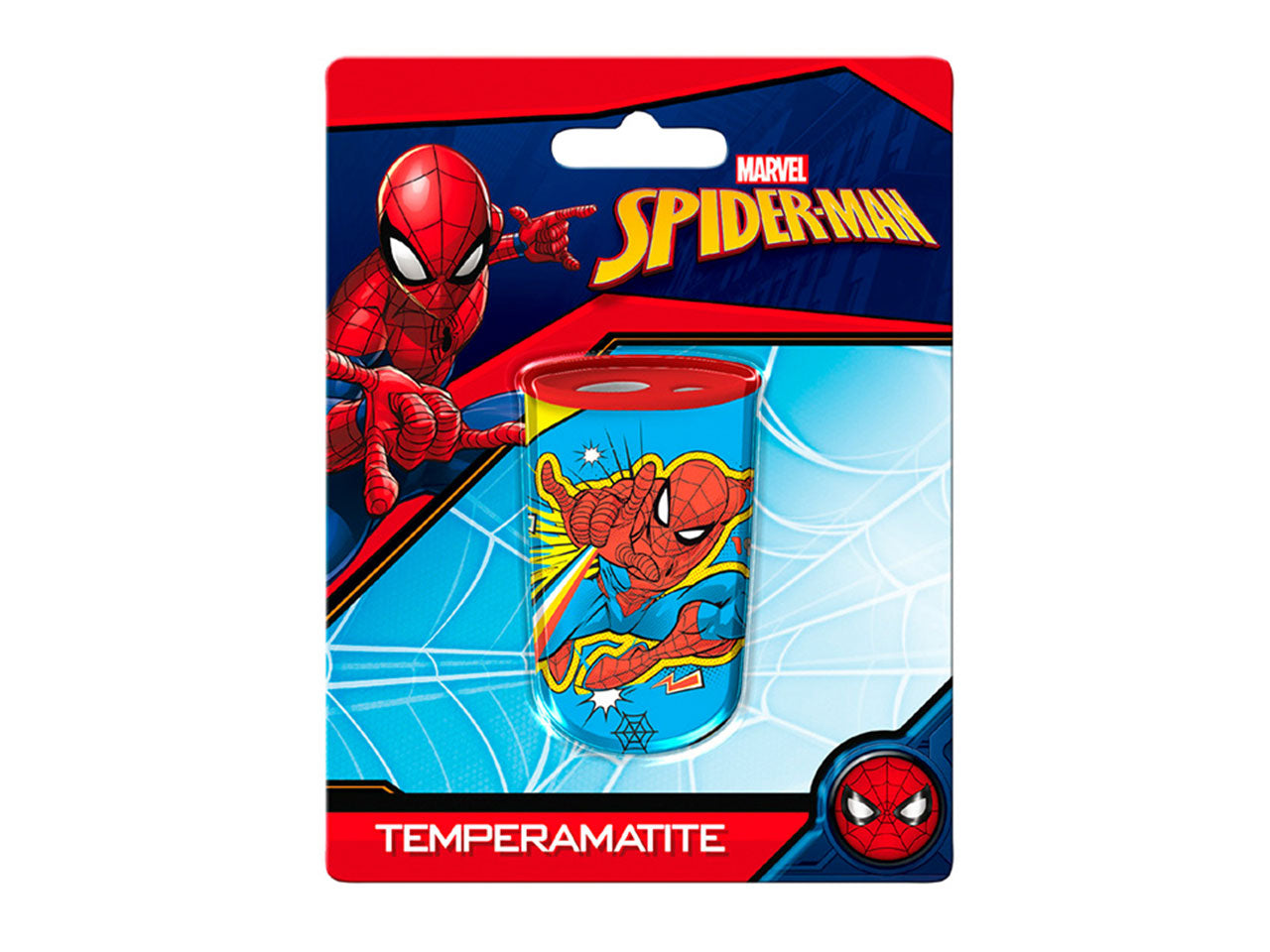 Spiderman temperamatite rotondo