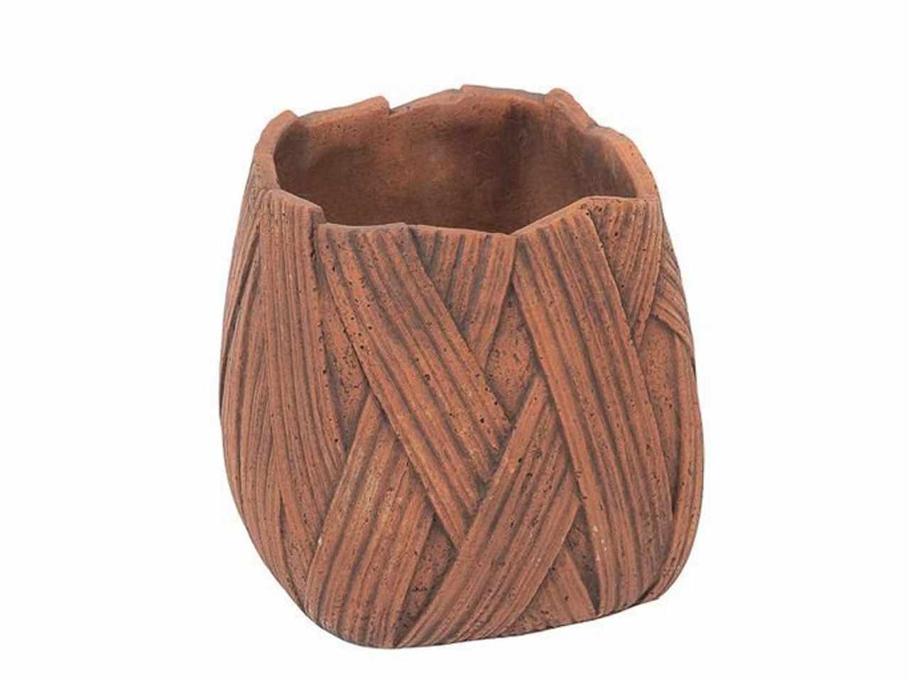 Vaso quadrato 15x15x15 cm terracotta