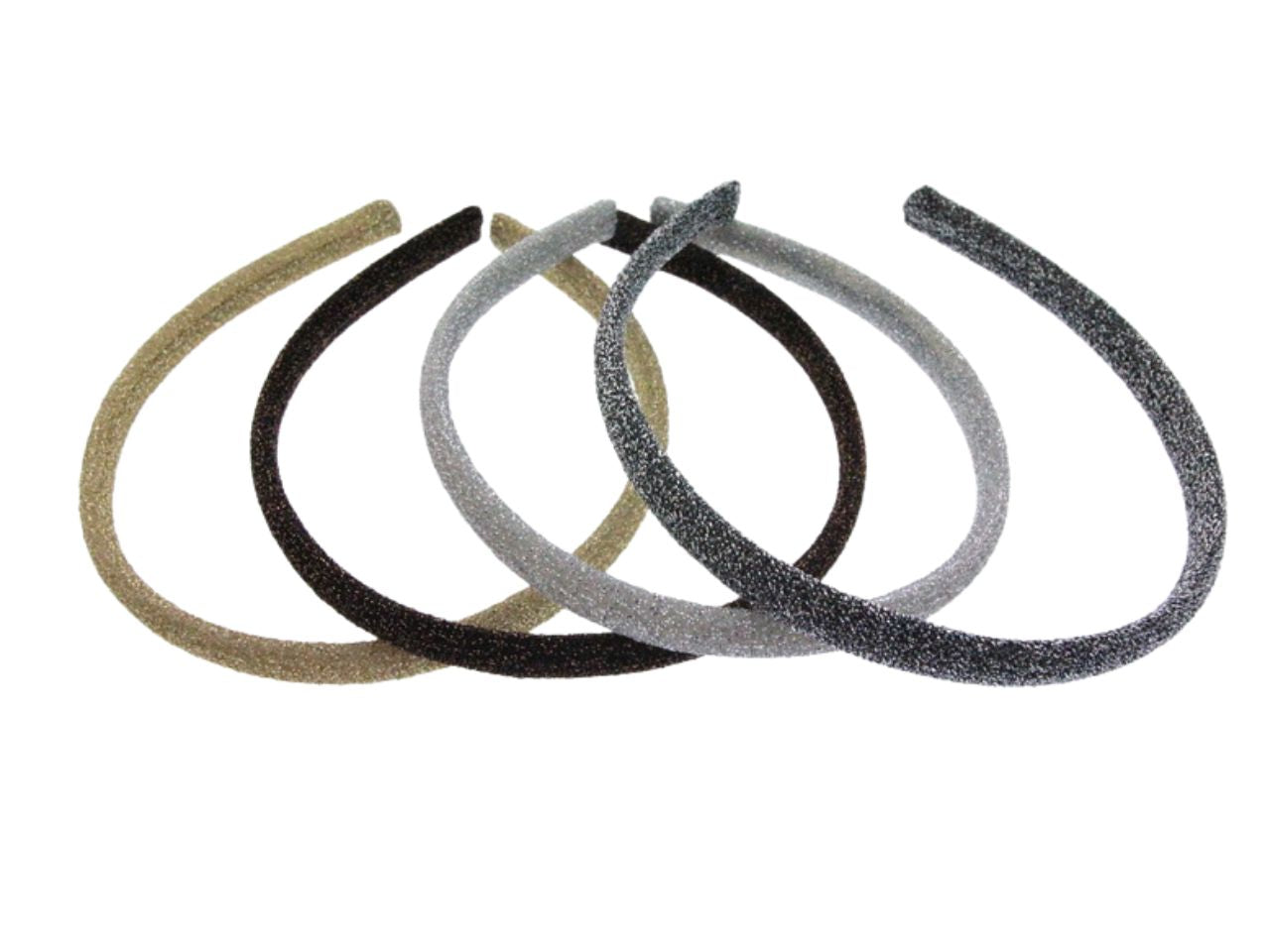 Cerchietto 1cm glitter 2pezzi