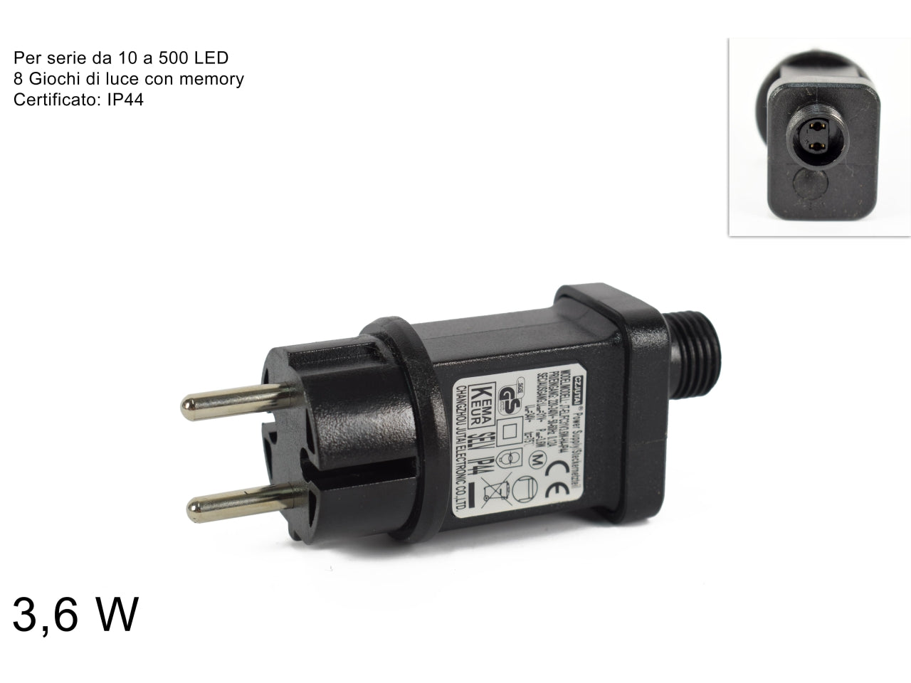 Trasformatore minilucciol led 8giochi