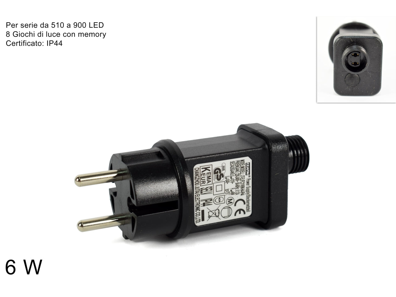 Trasformatore minilucciol led 8giochi