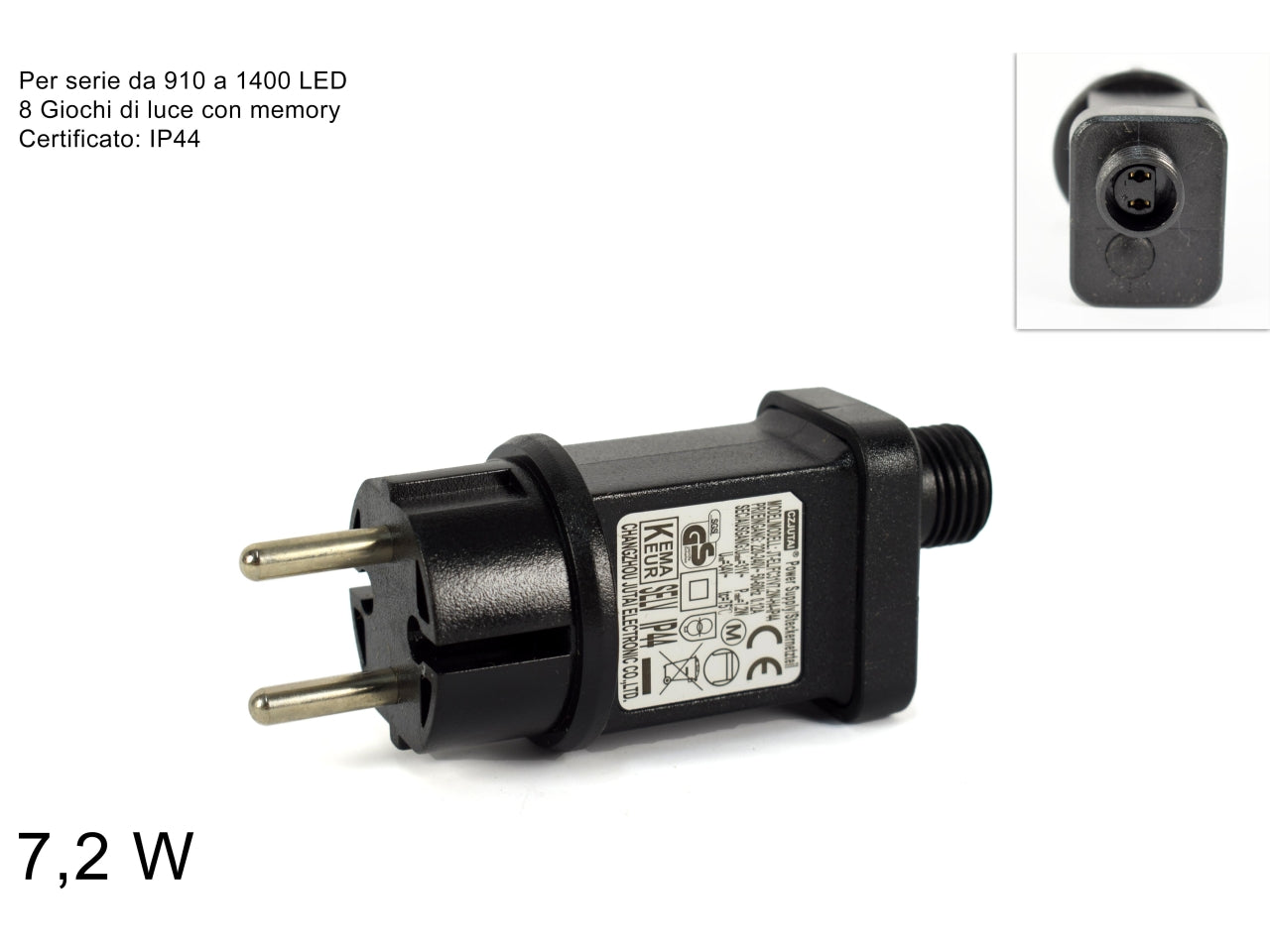 Trasformatore minilucciol led 8giochi