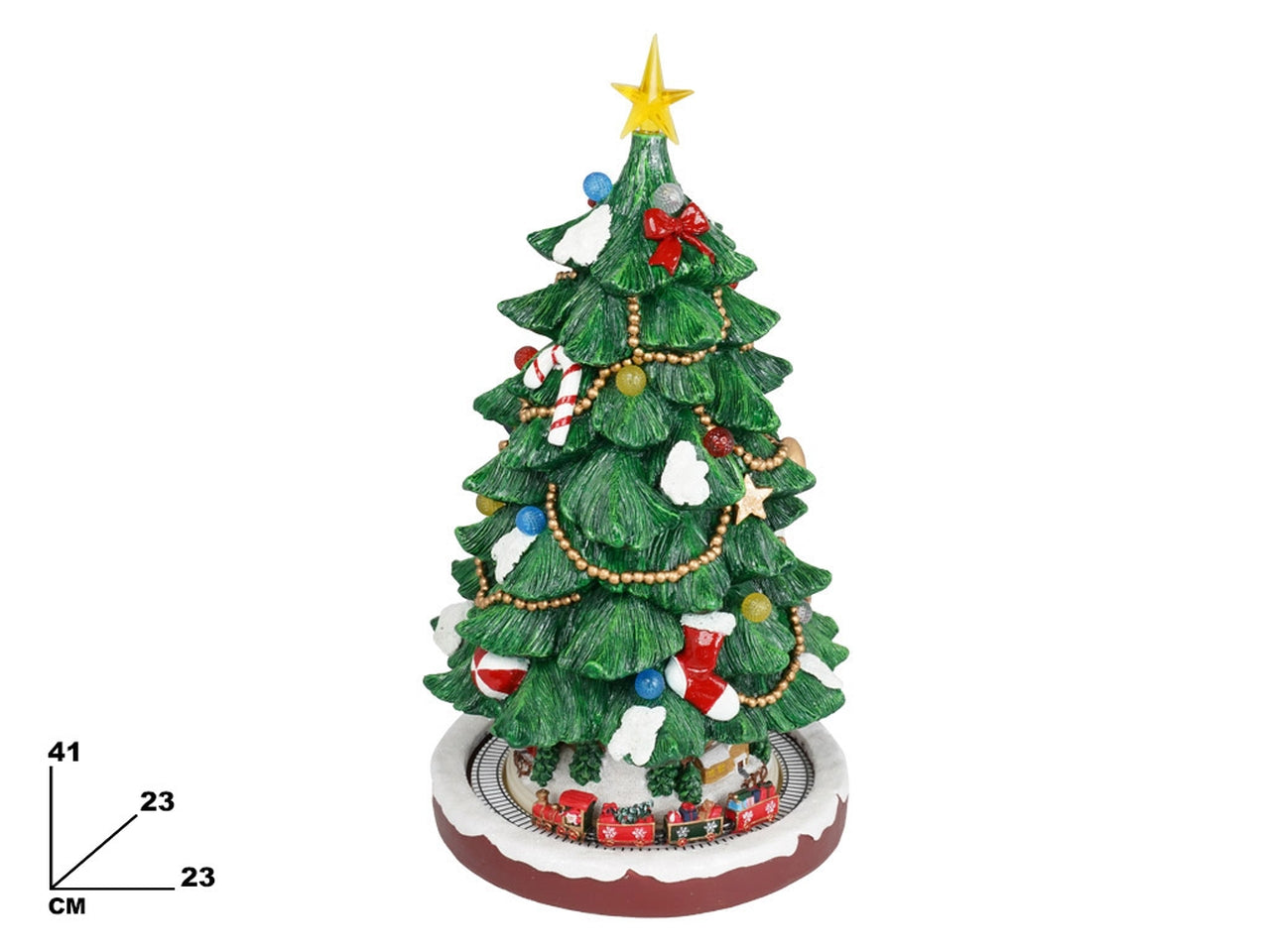 Carillon albero di natale con luci e suoni