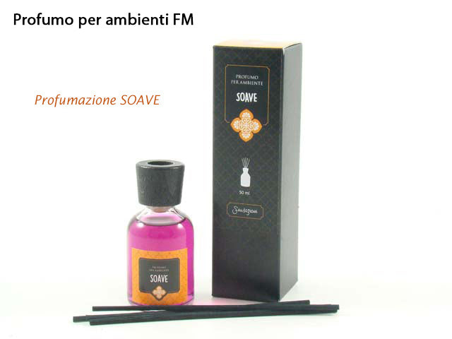 Linea soave diffusore con bacchette 50ml ambmela50bb