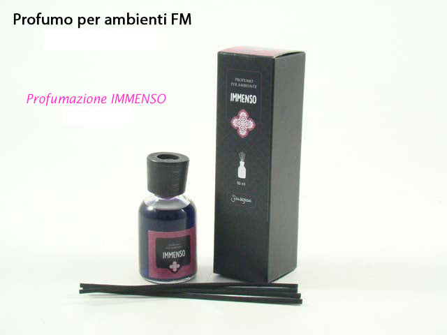 Linea immenso diffusore con bacchette 50ml ambvin5ob