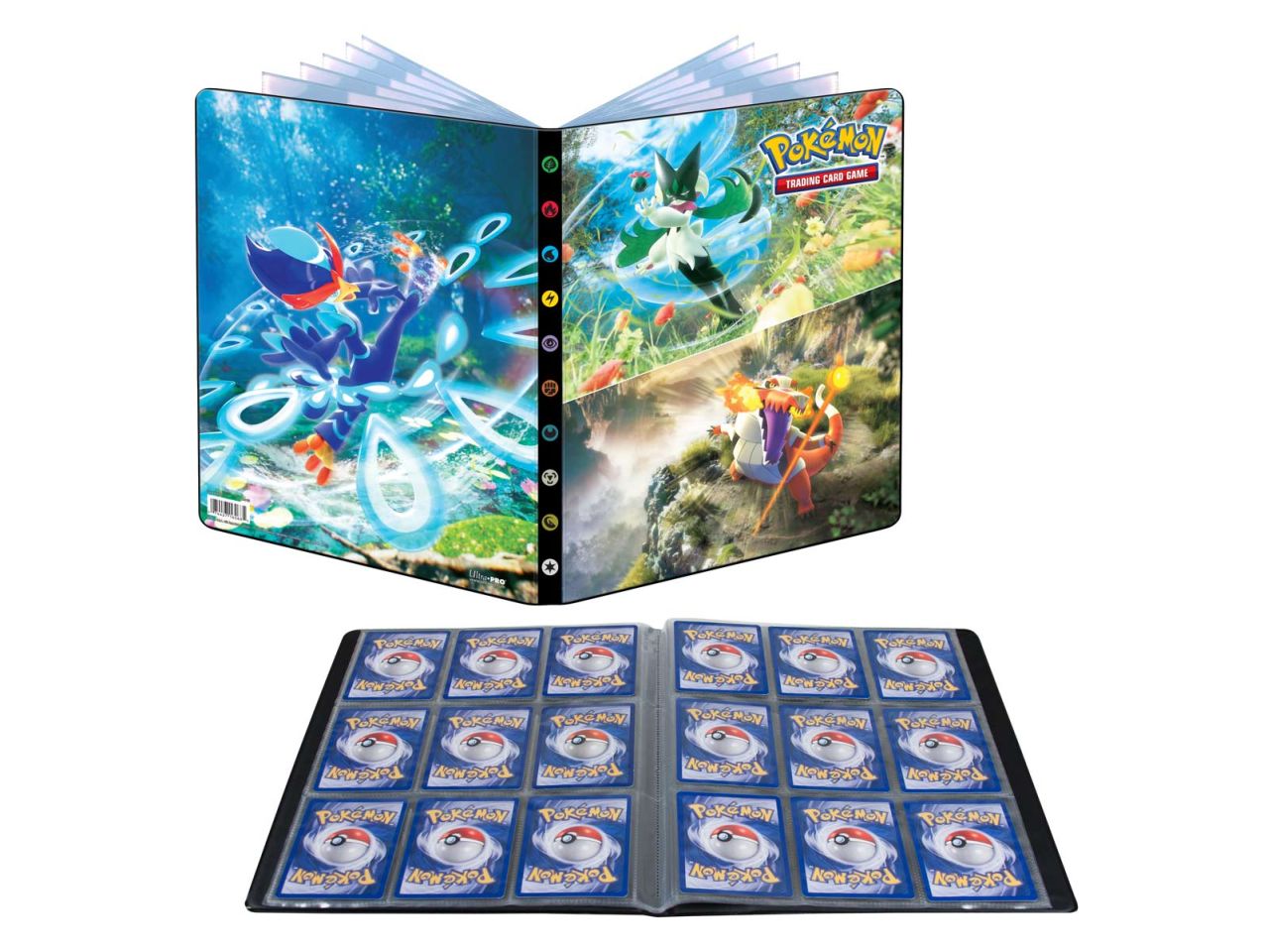 Ultra Pro Raccoglitore Carte Pokémon Scarlatto e Violetto Album da 9 tasche e 14 pagine - Game Vision