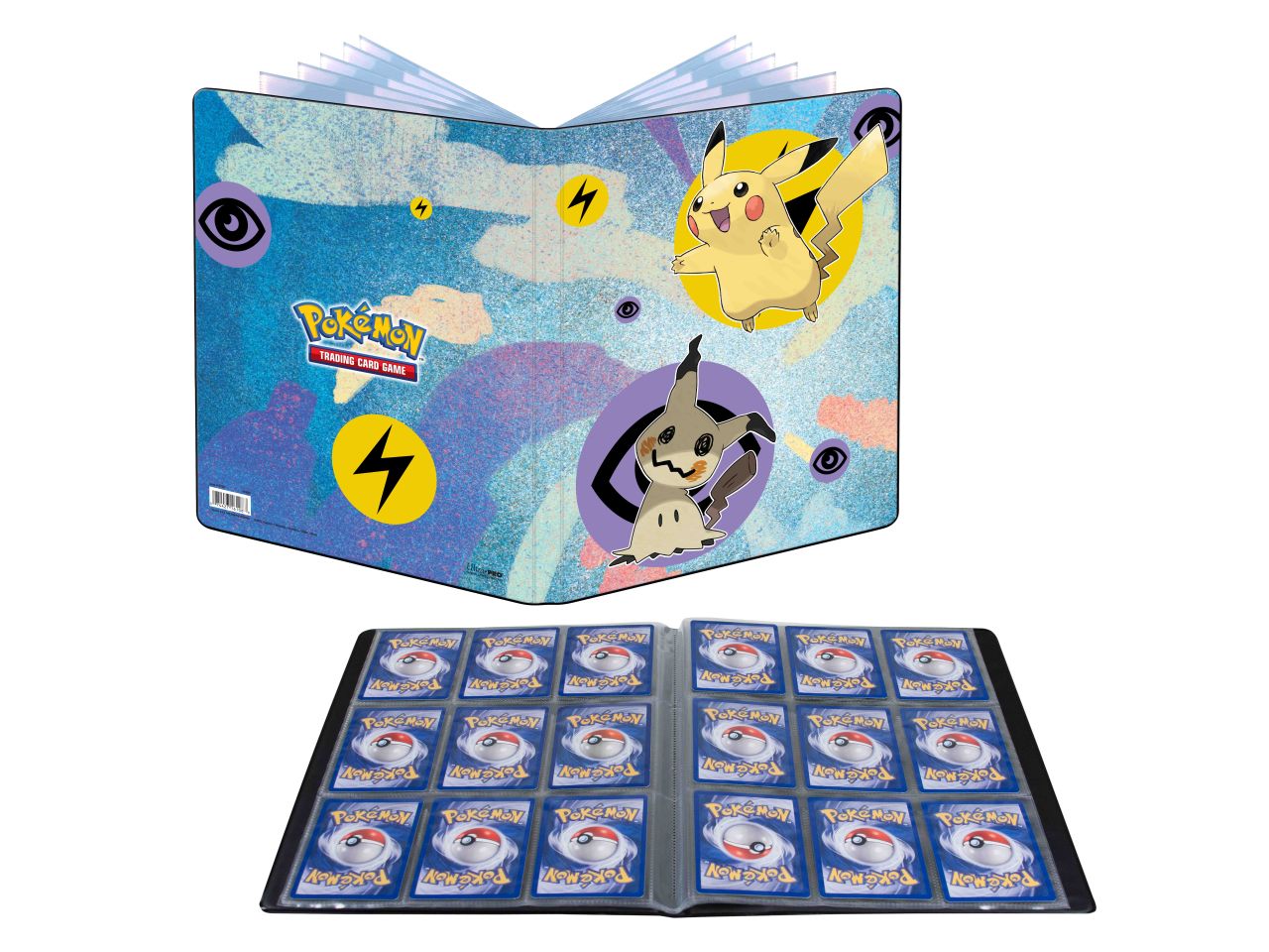 Ultra Pro Raccoglitore Carte Pokémon Pikachu e Mimikyu Album 9 tasche e 10 pagine - Game Vision