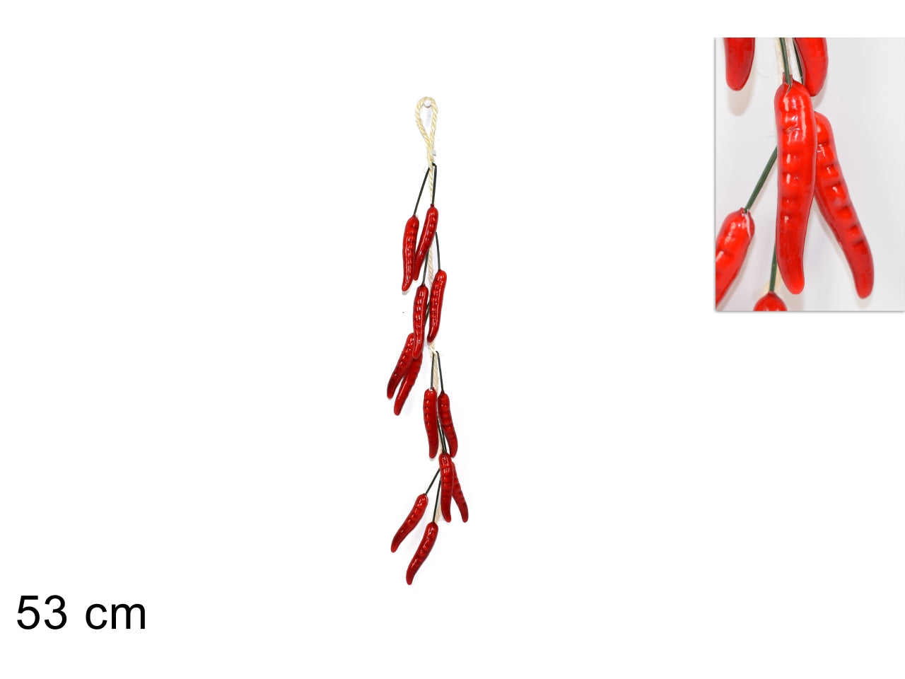 Ghirlanda di peperoncini 7cm