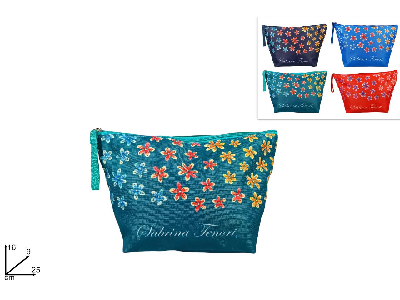 Bustina beauty fantasia a fiori
