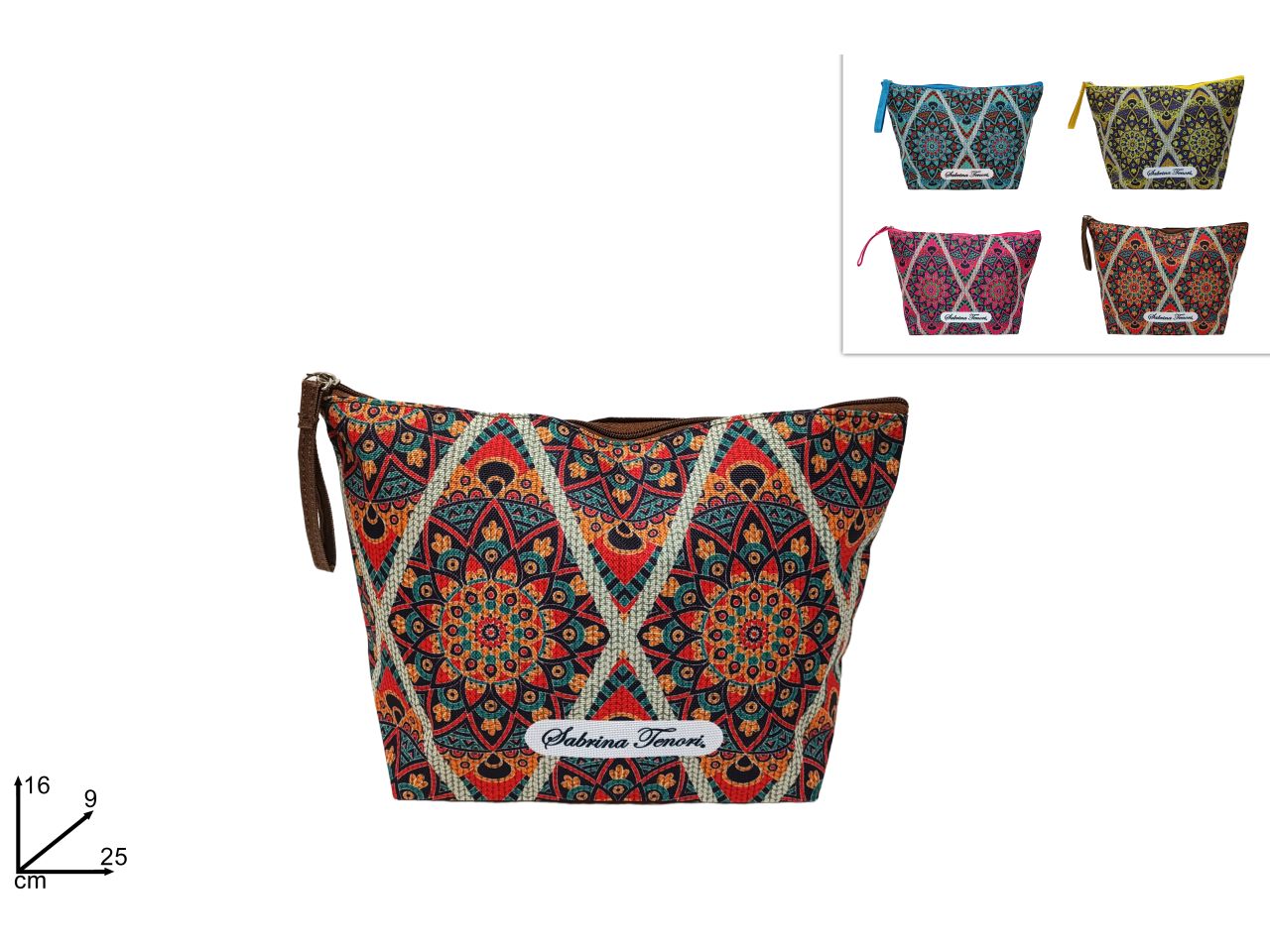 Bustina beauty fantasia rombi con rosone
