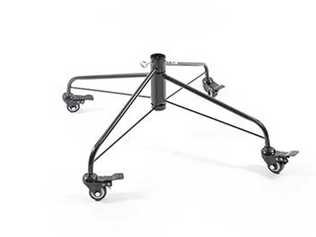 Base per albero con ruote e freno per alberi 210cm a 270cm