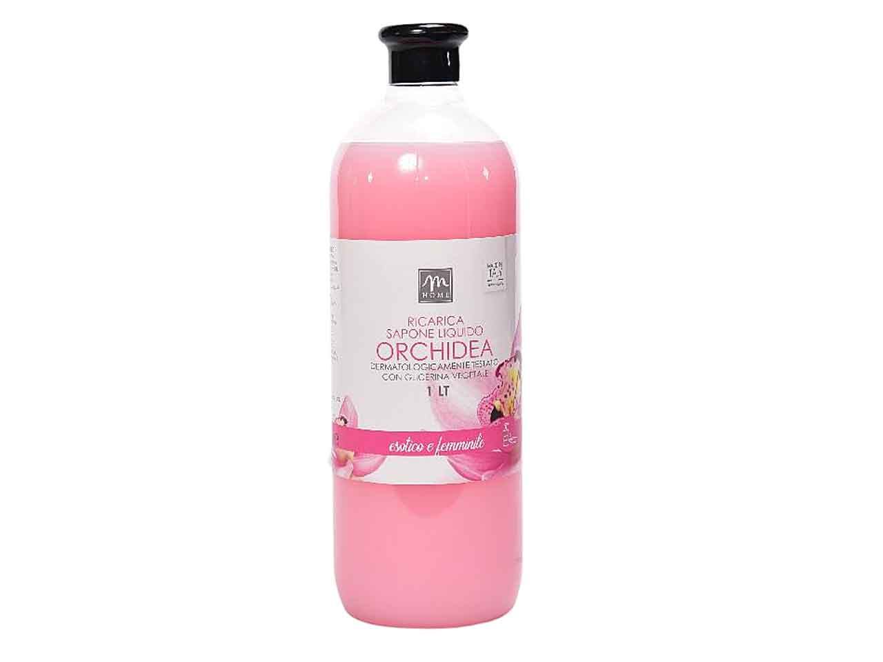 Sapone liquido fragranza orchidea ricarica da 1000ml