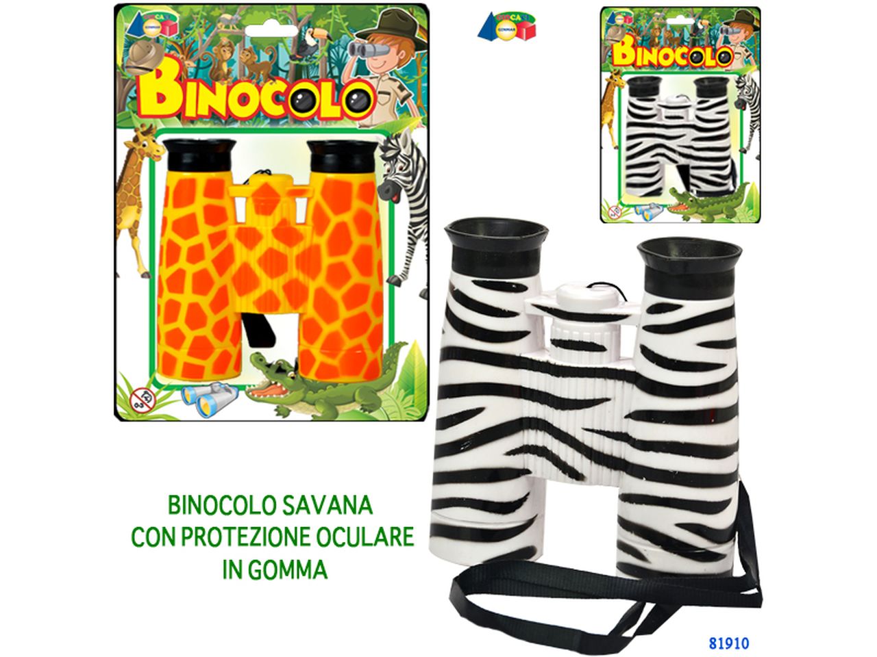 Set binocolo decoro zoo