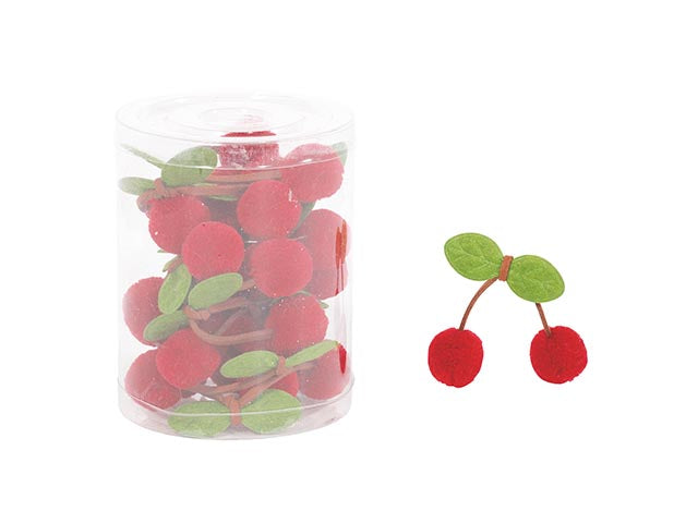 Pompon 6cm 12 pezzi red b334 08