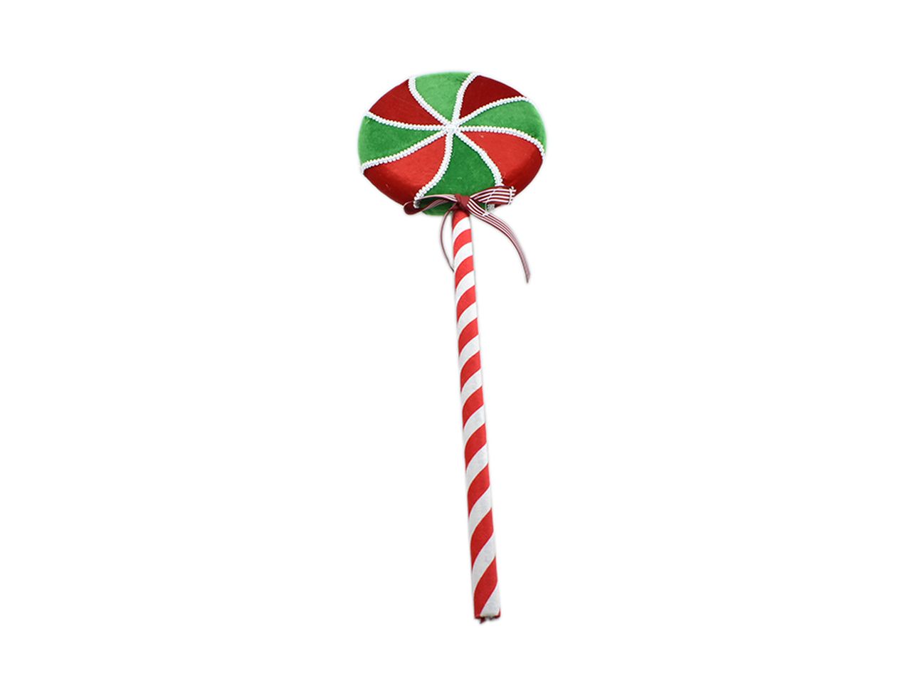 Lollipop misura 24cm colore verde e rosso