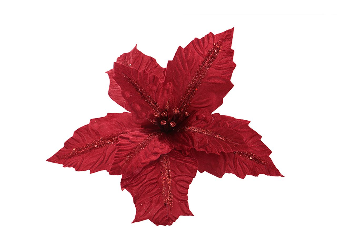 Fiore misura d.54cm colore rosso