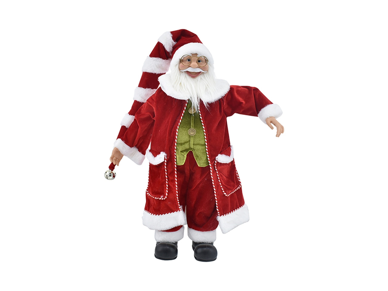 Babbo natale lungo con cappello 90cm rosso
