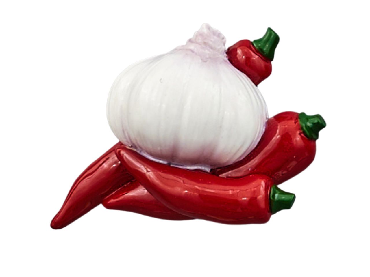 Magnete figura aglio e peperoncino