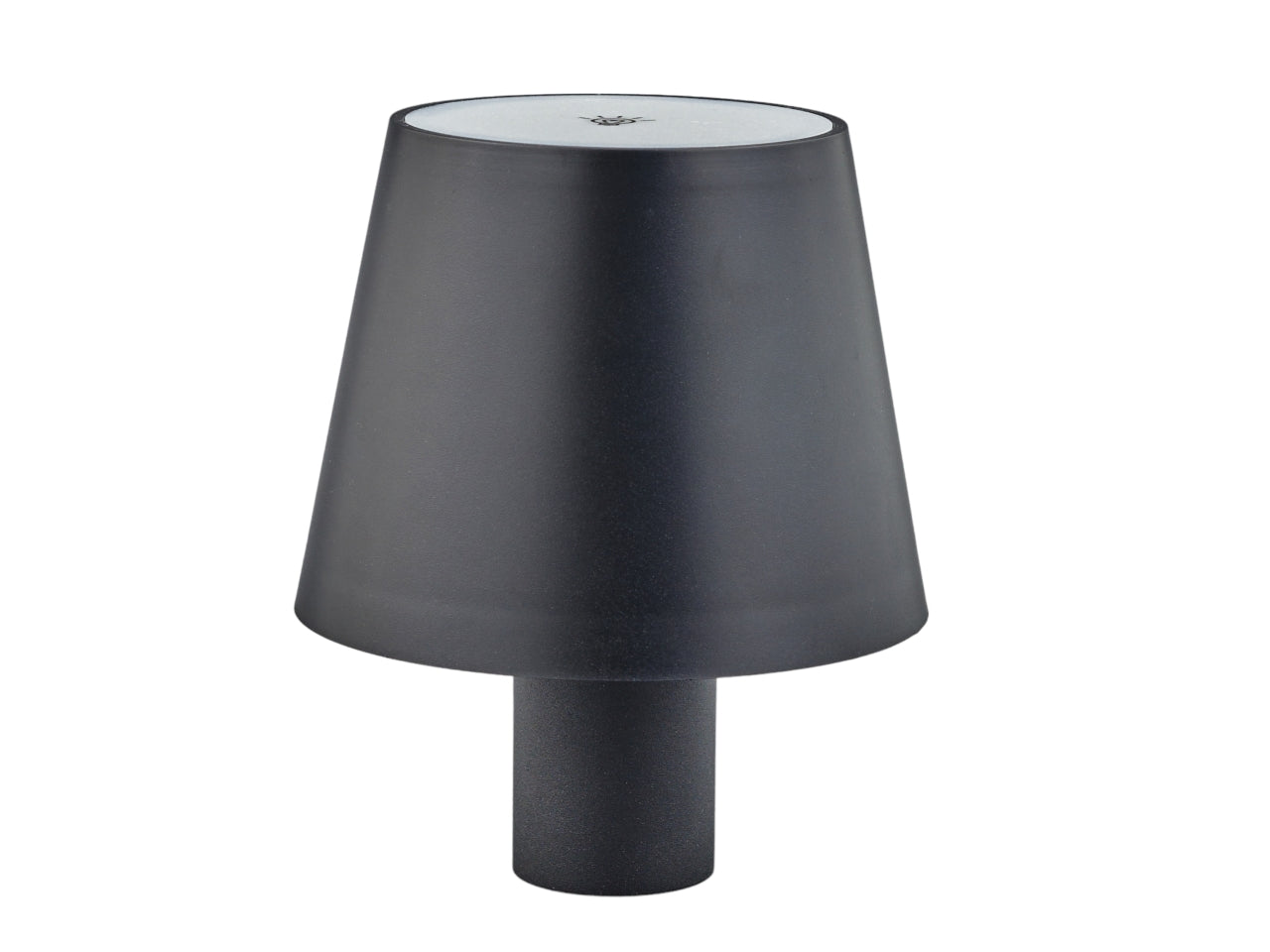 Lampada touch nero luce semi diffusa, stile moderno, 13,5x10,7 cm - C.B.R.