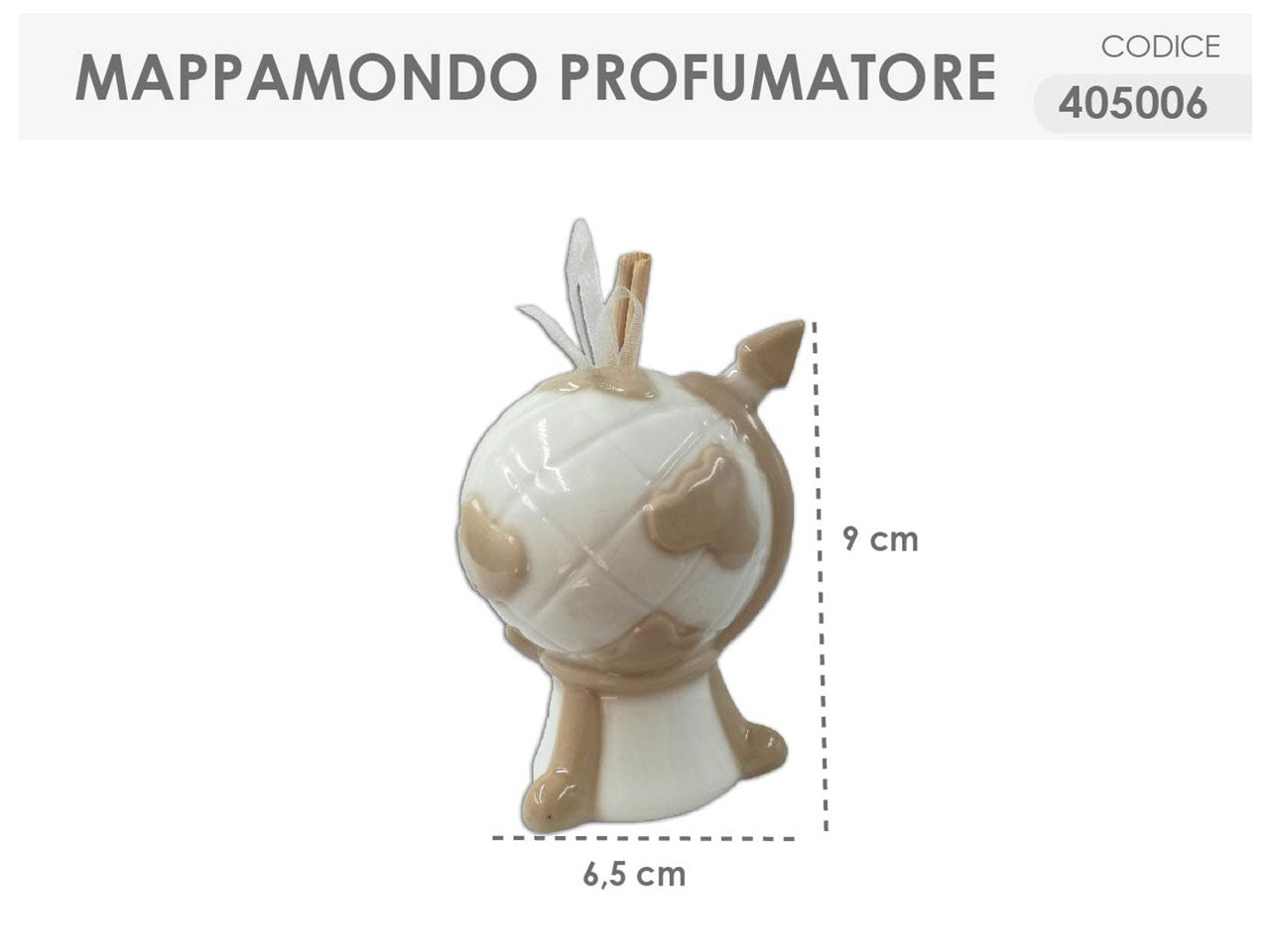 Mappamondo profumatore 9cm