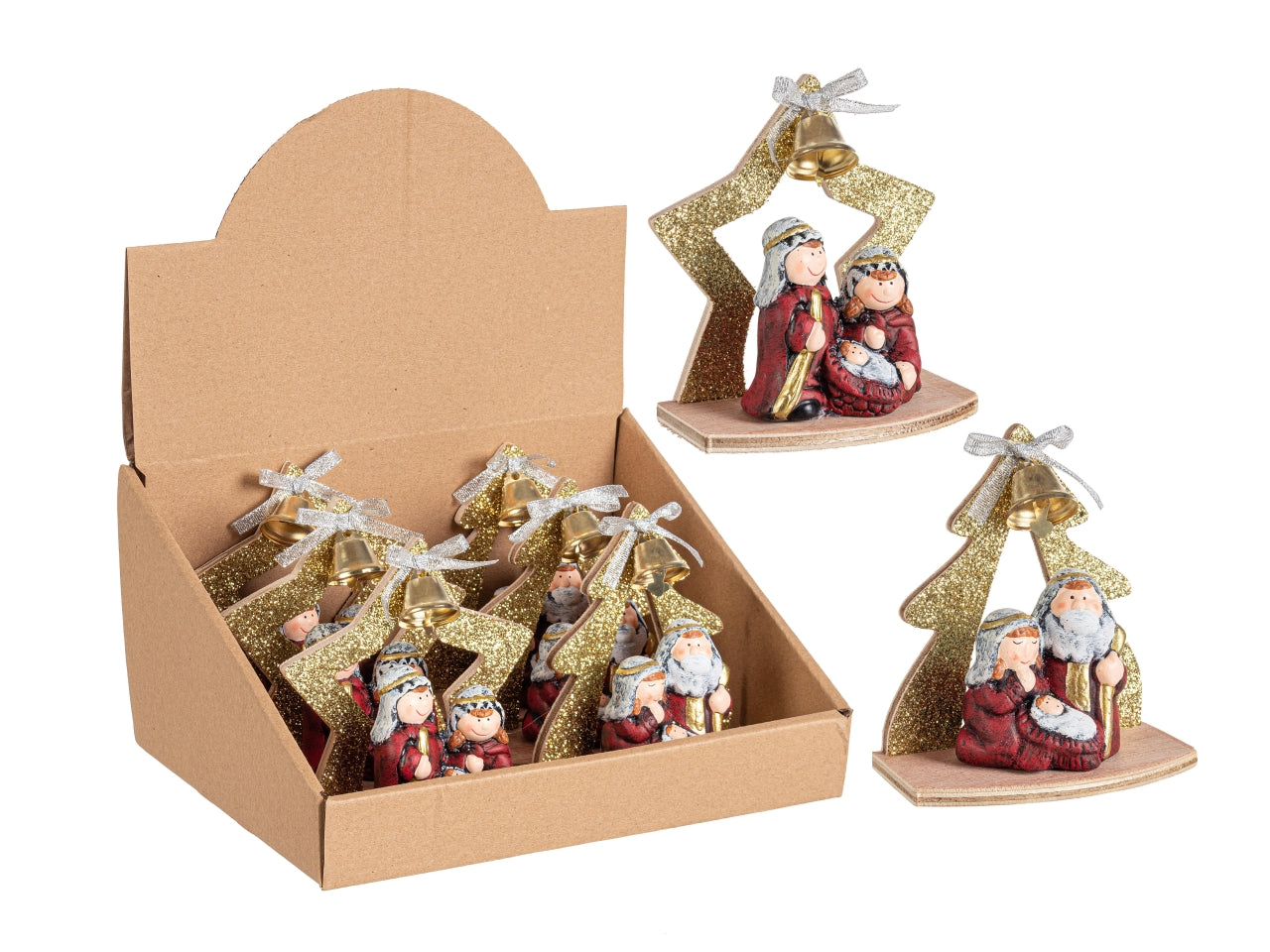 Nativita' nazareth stel-pino in 2 assortimenti