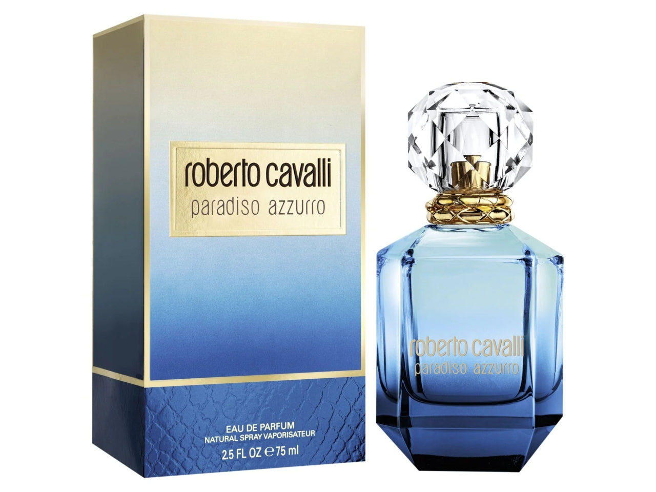 Cavalli paradiso azzurro edp 75ml