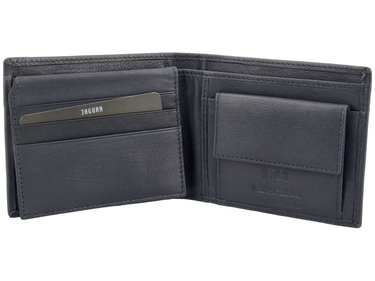 Portafoglio jaguar blu notte