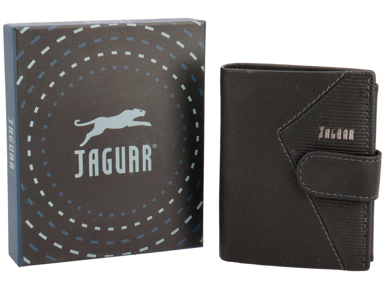 Portafoglio jaguar nero