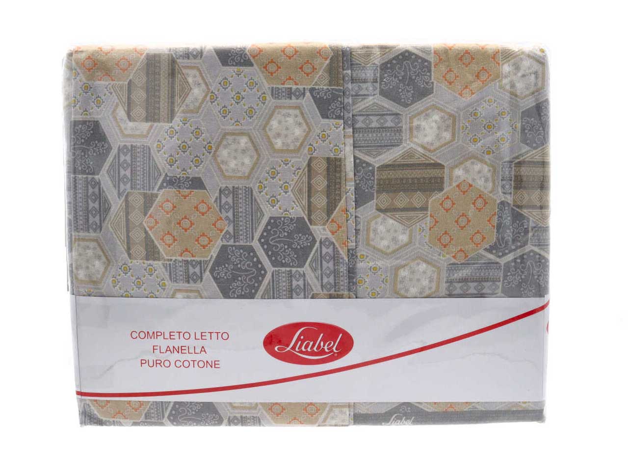 Completo letto liabel lenzuola di flanella matrimoniale