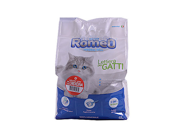 Romeo lettiera mineral 6lt 28140